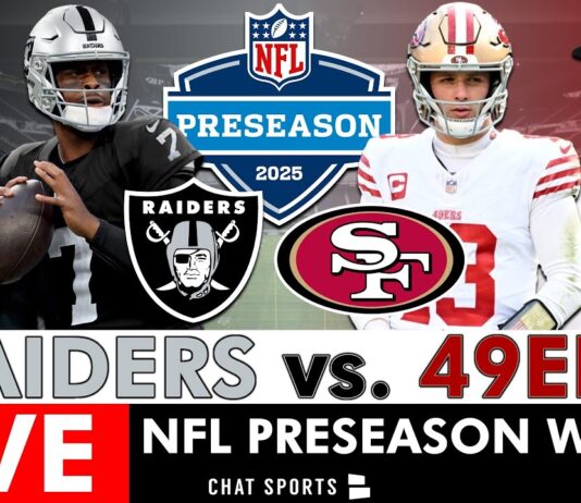 Raiders vs 49ers Live Stream (2025) | Scoreboard & Free Watch Party